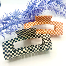 Load image into Gallery viewer, Plaid Hair Claws