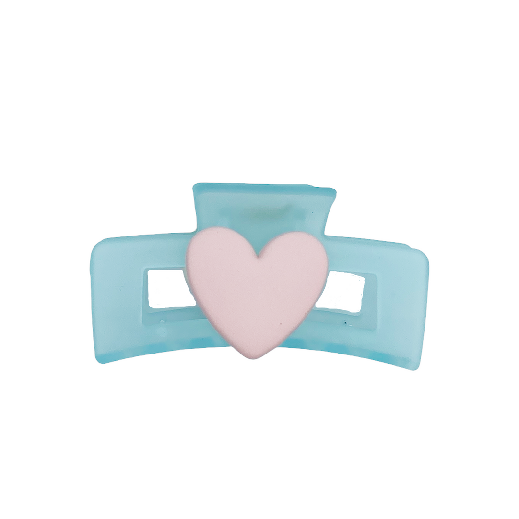 Rectangle Heart Hair claws